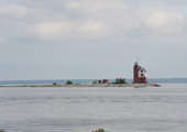 Mackinac Island Straight Lighthouse